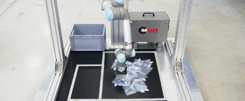 cad less picking di sacche trasparenti